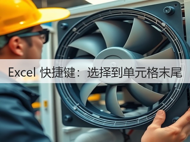 Excel 快捷键：选择到单元格末尾(图1)
