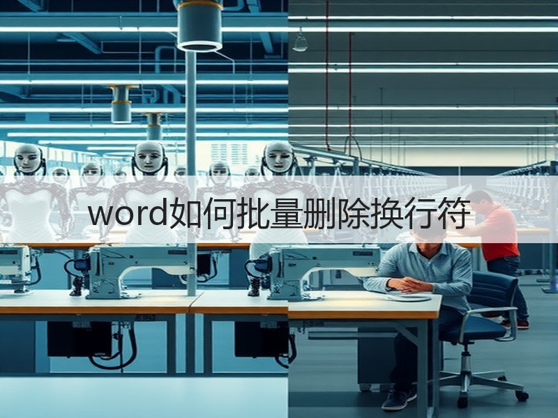 word如何批量删除换行符 - 诺云壹观办公网