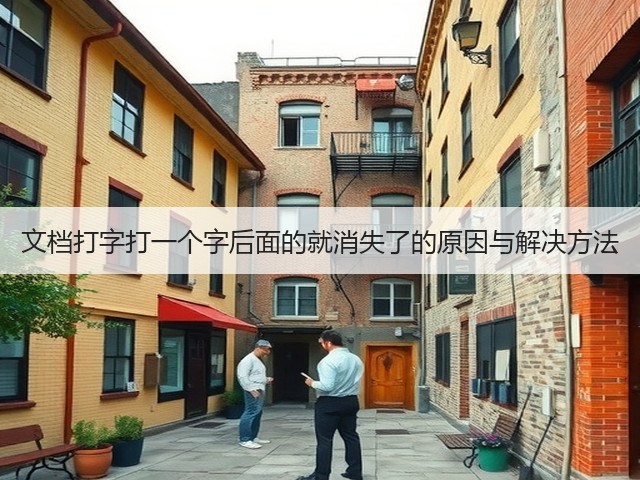 文档打字打一个字后面的就消失了的原因与解决方法(图2) 文档打字打一个字后面的就消失了的原因与解决方法(图2)