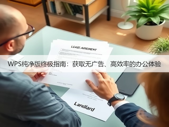WPS纯净版终极指南:获取无广告、高效率的办公体验(图3) WPS纯净版终极指南:获取无广告、高效率的办公体验(图3)