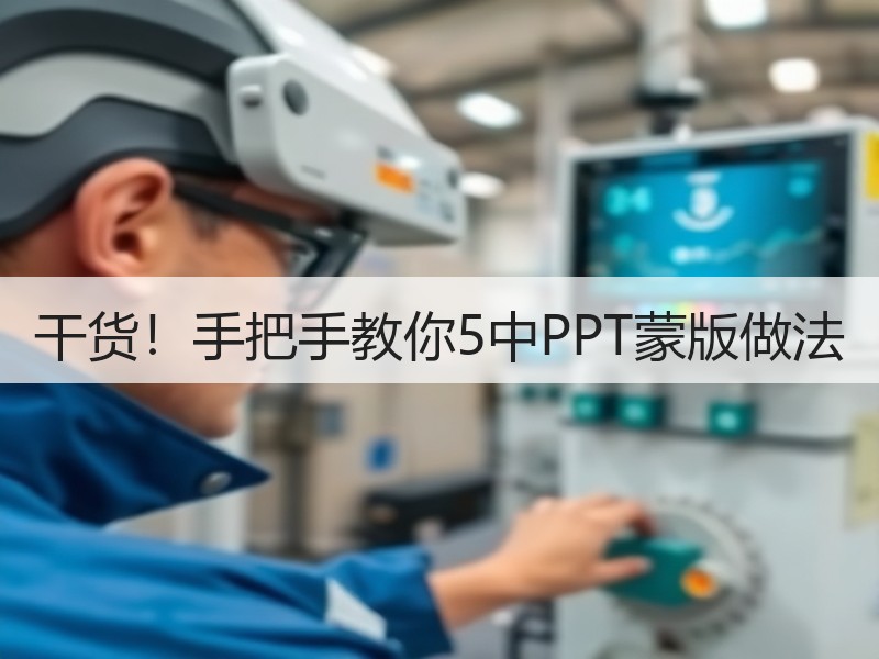 干货！手把手教你5中PPT蒙版做法 - 诺云壹观办公网