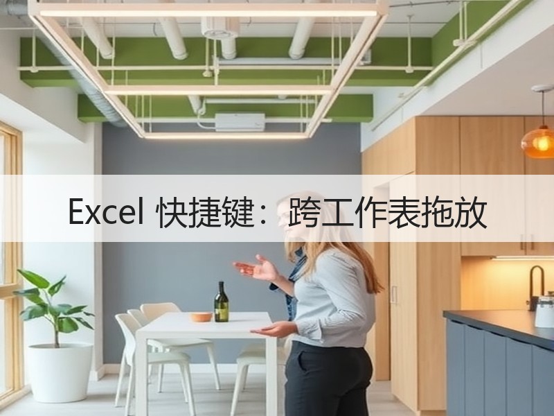 Excel 快捷键：跨工作表拖放 - 诺云壹观办公网