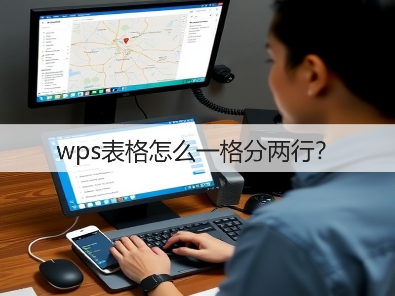 wps表格怎么一格分两行？ - 诺云壹观办公网