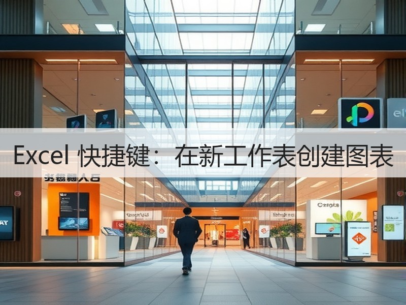 Excel 快捷键：在新工作表创建图表 - 诺云壹观办公网