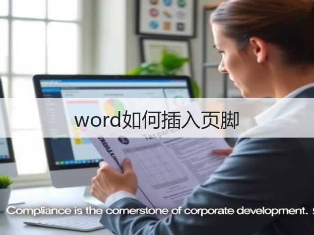word如何插入页脚(图2) word如何插入页脚(图2)