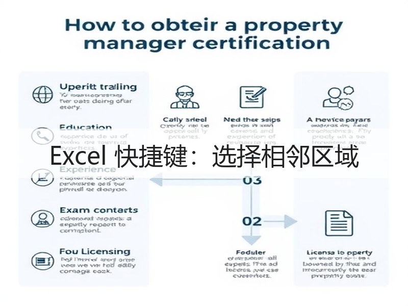 Excel 快捷键：选择相邻区域 - 诺云壹观办公网