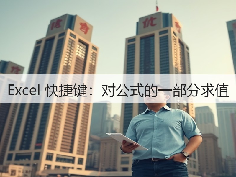 Excel 快捷键：对公式的一部分求值 - 诺云壹观办公网