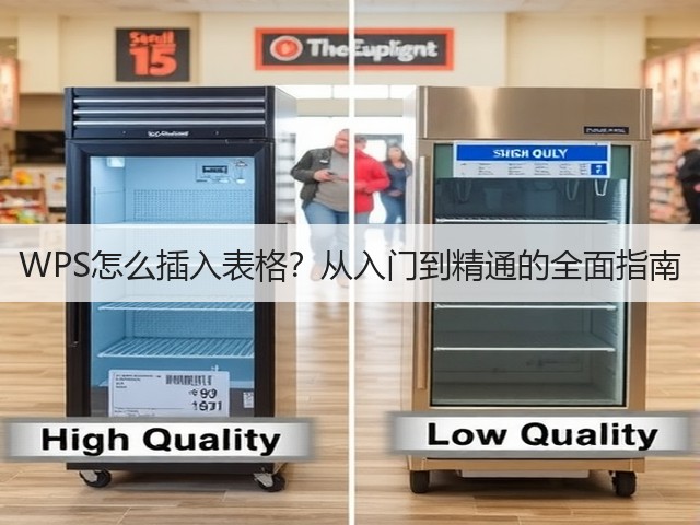 WPS怎么插入表格?从入门到精通的全面指南(图3) WPS怎么插入表格?从入门到精通的全面指南(图3)