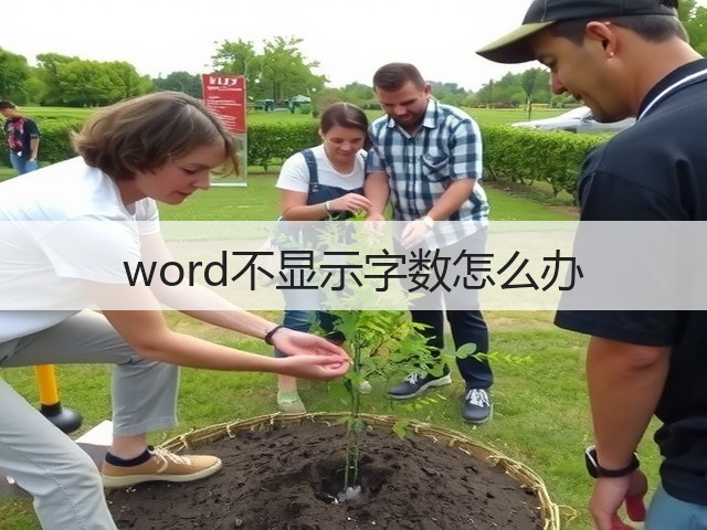 word不显示字数怎么办(图2) word不显示字数怎么办(图2)