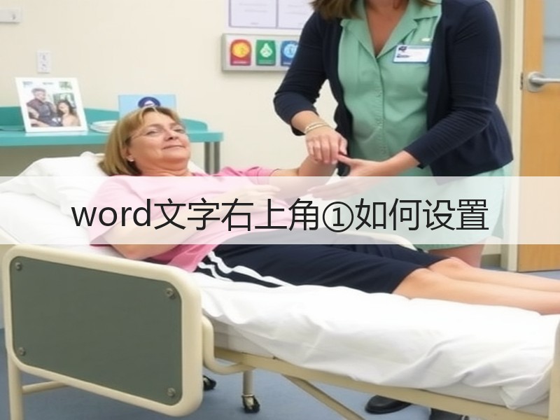 word文字右上角①如何设置 - 诺云壹观办公网