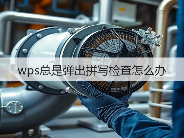wps总是弹出拼写检查怎么办(图1)