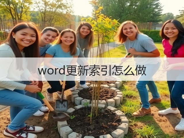 word更新索引怎么做(图1) word更新索引怎么做(图1)
