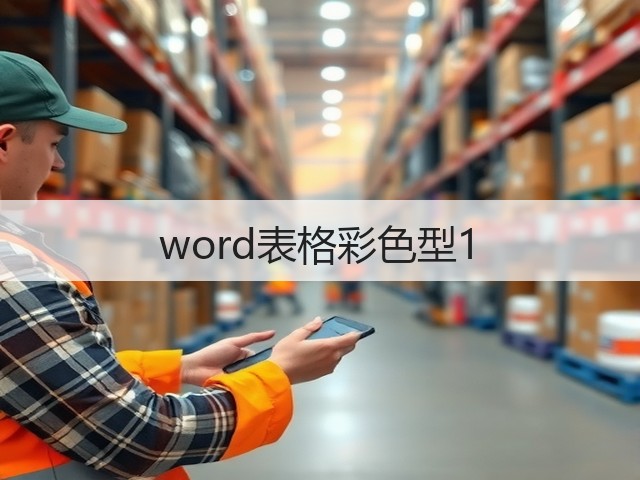 word表格彩色型1(图3) word表格彩色型1(图3)