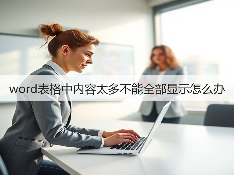 word表格中内容太多不能全部显示怎么办 - 诺云壹观办公网