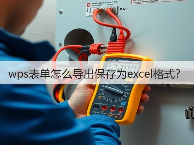 wps表单怎么导出保存为excel格式?(图3) wps表单怎么导出保存为excel格式?(图3)