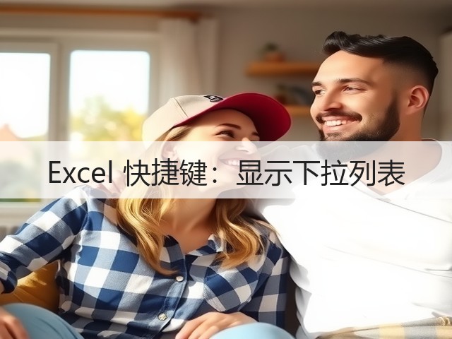 Excel 快捷键:显示下拉列表(图3) Excel 快捷键:显示下拉列表(图3)