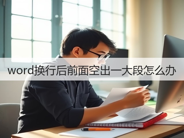 word换行后前面空出一大段怎么办(图2) word换行后前面空出一大段怎么办(图2)