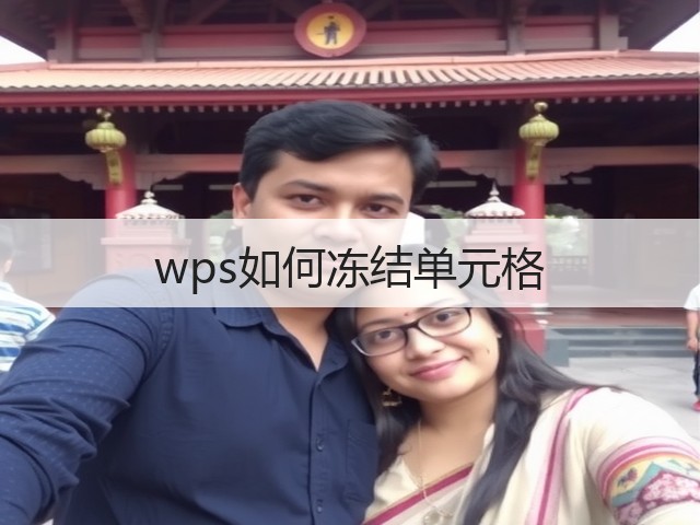 wps如何冻结单元格(图3) wps如何冻结单元格(图3)