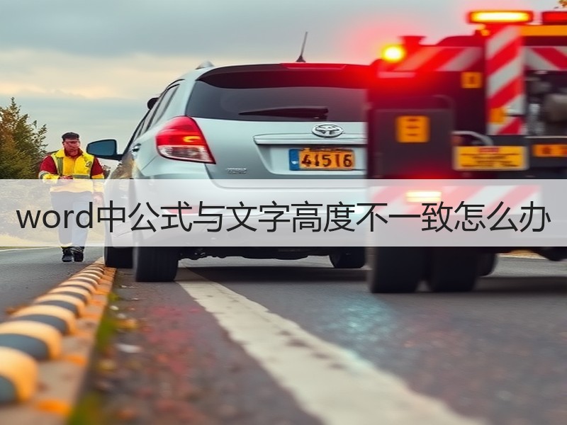 word中公式与文字高度不一致怎么办 - 诺云壹观办公网