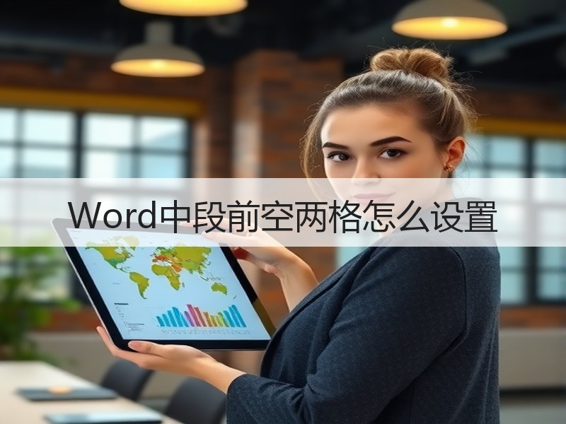 Word中段前空两格怎么设置 - 诺云壹观办公网