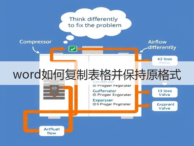 word如何复制表格并保持原格式 - 诺云壹观办公网