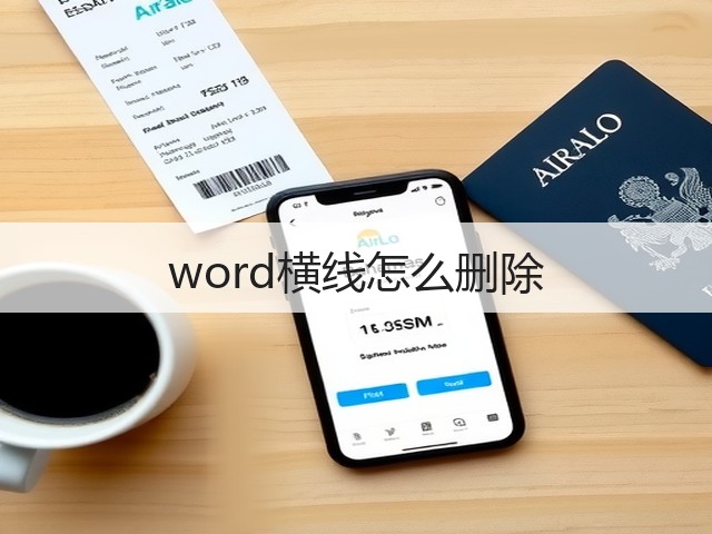 word横线怎么删除(图2) word横线怎么删除(图2)