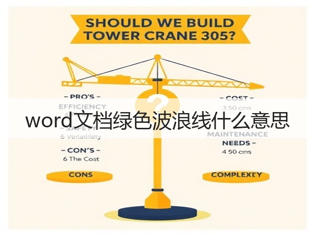 word文档绿色波浪线什么意思(图2) word文档绿色波浪线什么意思(图2)