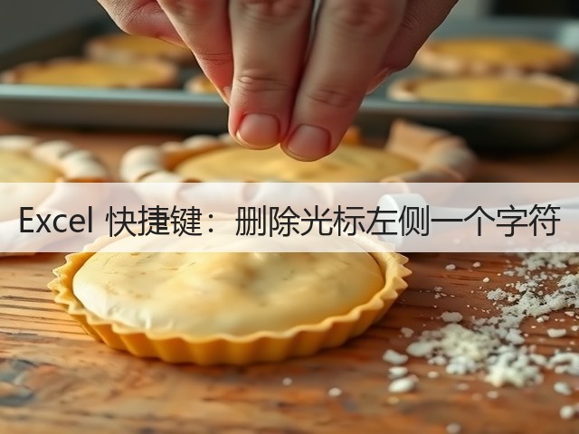 Excel 快捷键：删除光标左侧一个字符(图3)