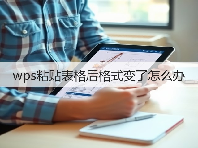 wps粘贴表格后格式变了怎么办(图3) wps粘贴表格后格式变了怎么办(图3)