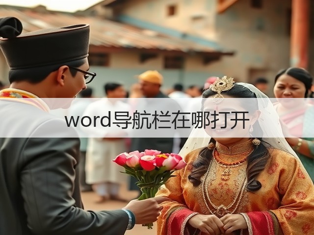 word导航栏在哪打开(图1) word导航栏在哪打开(图1)