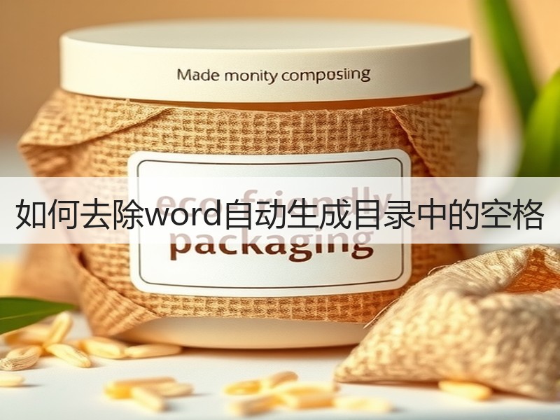 如何去除word自动生成目录中的空格 - 诺云壹观办公网
