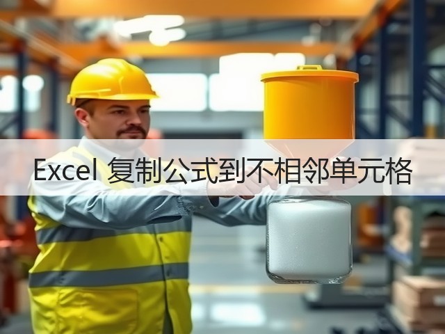Excel 复制公式到不相邻单元格(图3) Excel 复制公式到不相邻单元格(图3)