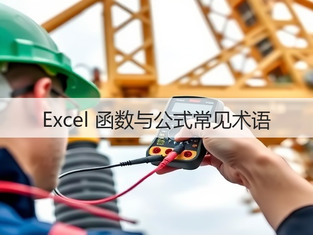Excel 函数与公式常见术语(图3) Excel 函数与公式常见术语(图3)