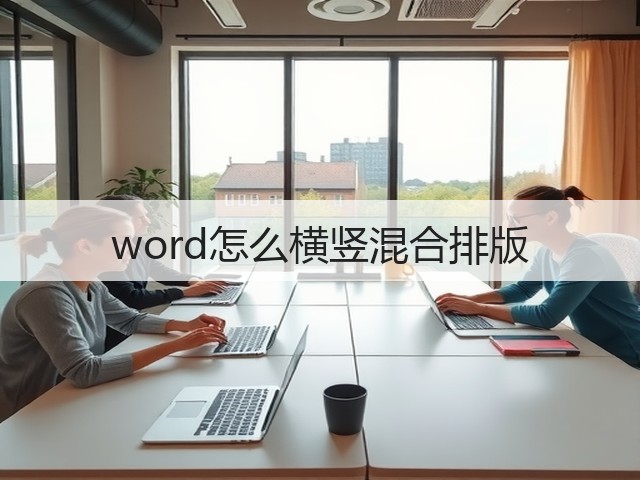 word怎么横竖混合排版(图2) word怎么横竖混合排版(图2)