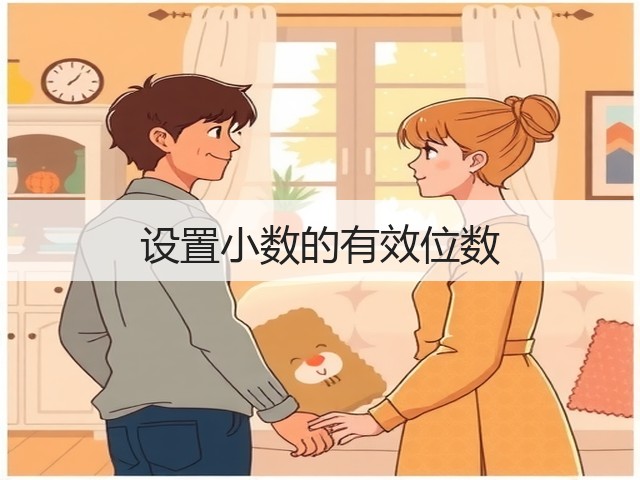 设置小数的有效位数(图1) 设置小数的有效位数(图1)