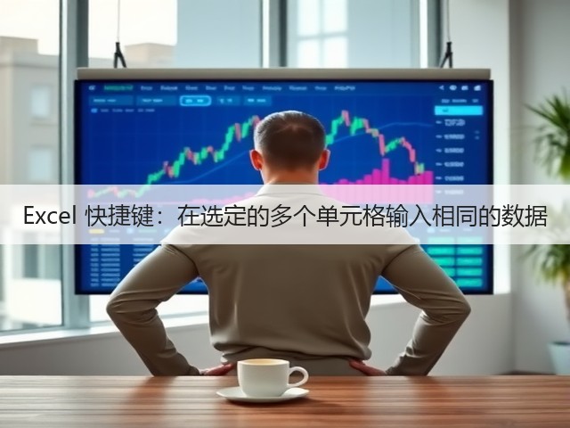 Excel 快捷键：在选定的多个单元格输入相同的数据(图1)