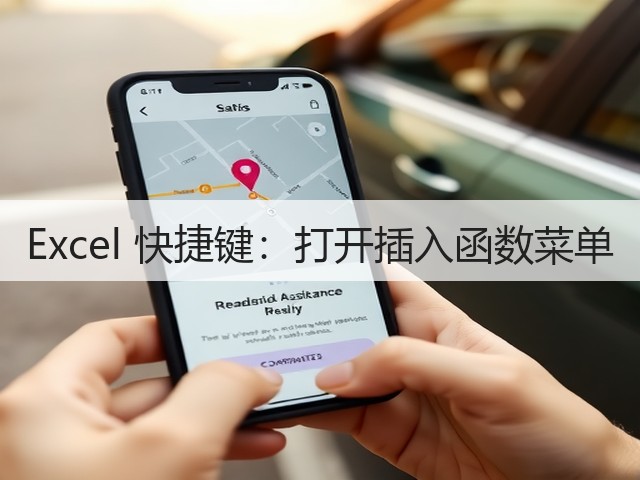 Excel 快捷键:打开插入函数菜单(图1) Excel 快捷键:打开插入函数菜单(图1)