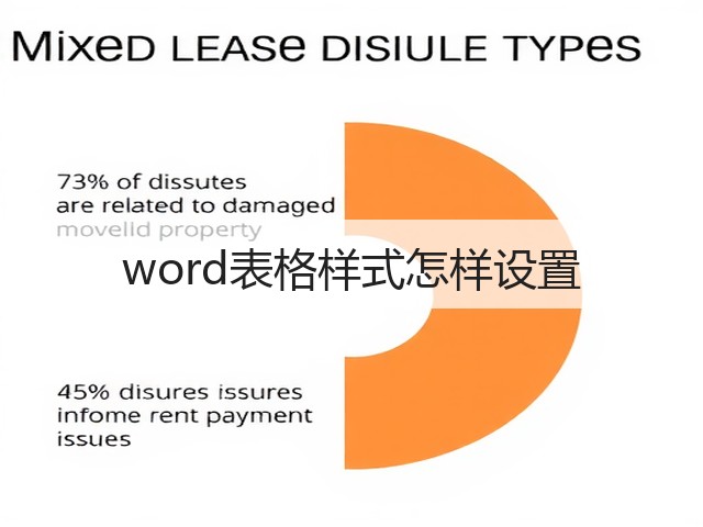 word表格样式怎样设置(图1)