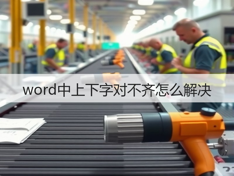 word中上下字对不齐怎么解决 - 诺云壹观办公网