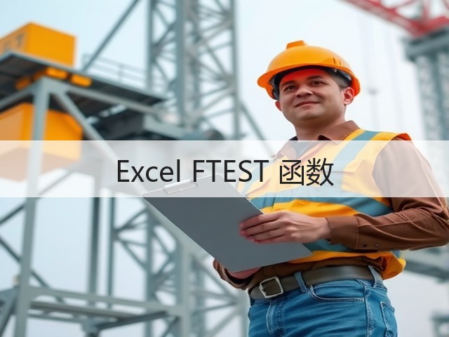 Excel FTEST 函数(图3)