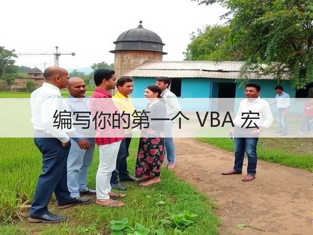 编写你的第一个 VBA 宏(图2) 编写你的第一个 VBA 宏(图2)
