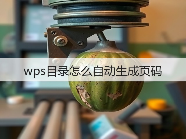 wps目录怎么自动生成页码(图3) wps目录怎么自动生成页码(图3)