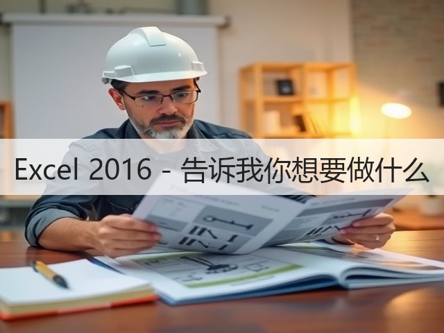 Excel 2016 - 告诉我你想要做什么(图3) Excel 2016 - 告诉我你想要做什么(图3)