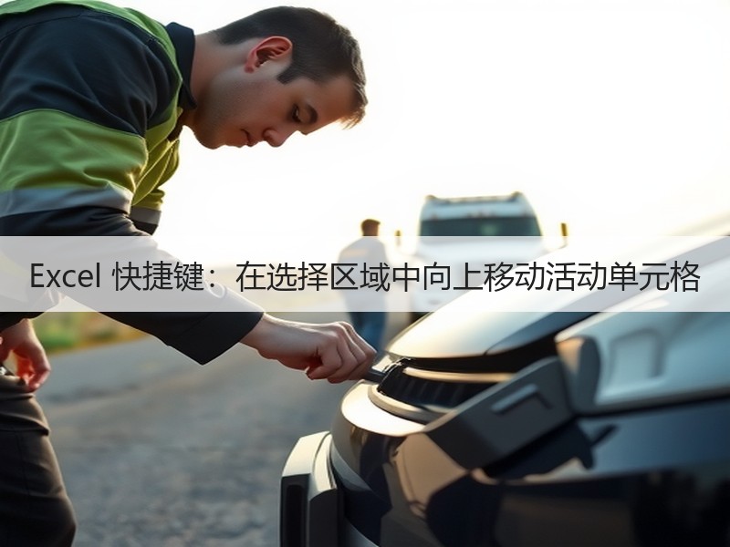 Excel 快捷键：在选择区域中向上移动活动单元格 - 诺云壹观办公网
