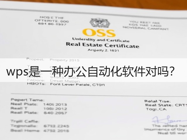 wps是一种办公自动化软件对吗?(图3) wps是一种办公自动化软件对吗?(图3)