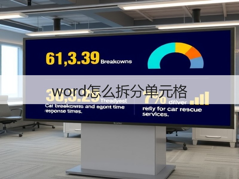 word怎么拆分单元格 - 诺云壹观办公网