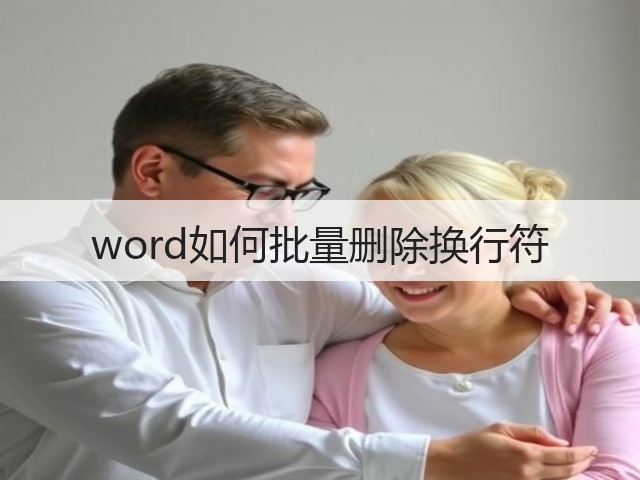 word如何批量删除换行符(图1)
