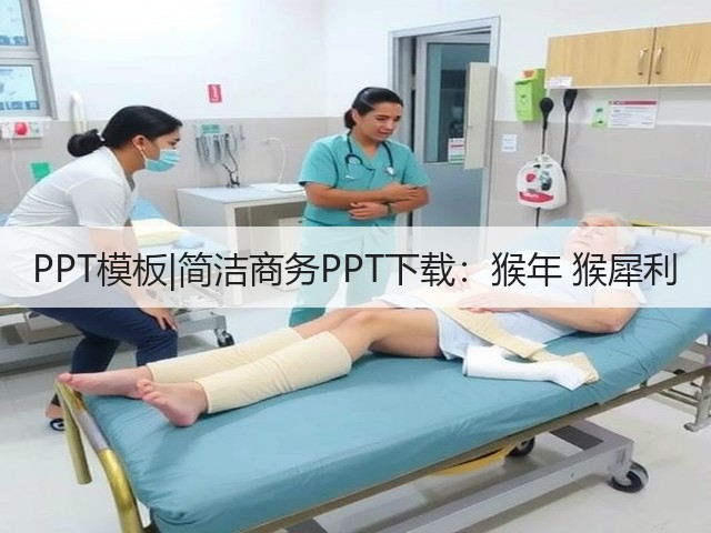 PPT模板|简洁商务PPT下载：猴年 猴犀利(图1)
