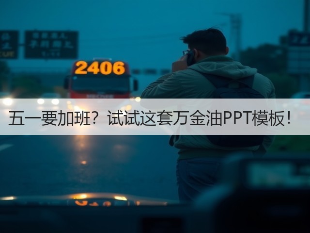 五一要加班?试试这套万金油PPT模板!(图3) 五一要加班?试试这套万金油PPT模板!(图3)