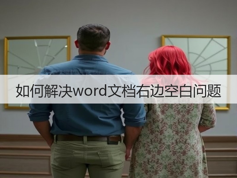 如何解决word文档右边空白问题 - 诺云壹观办公网
